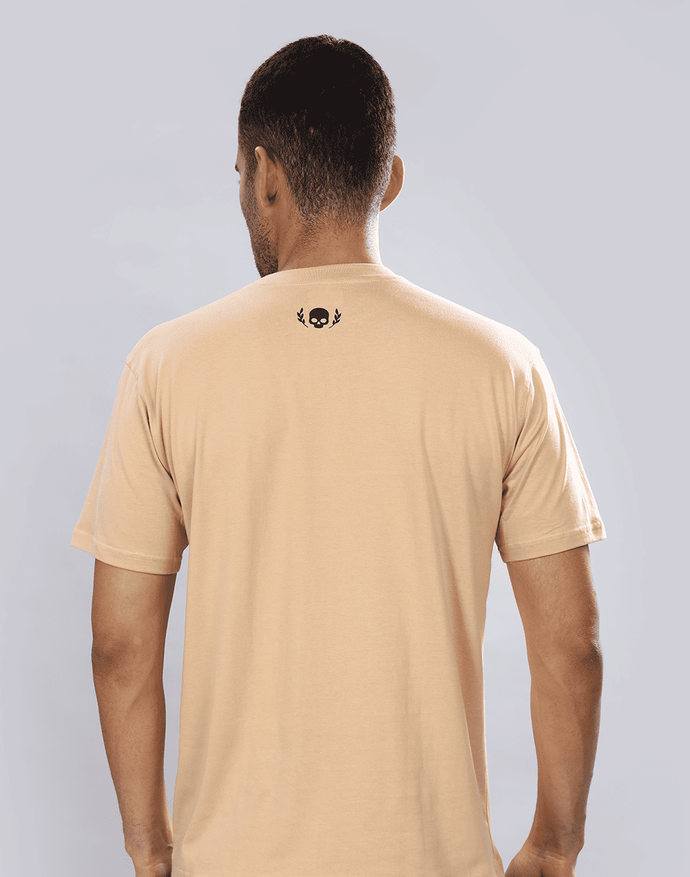 Barbaric Crew Neck Tee, Beige (Unisex)