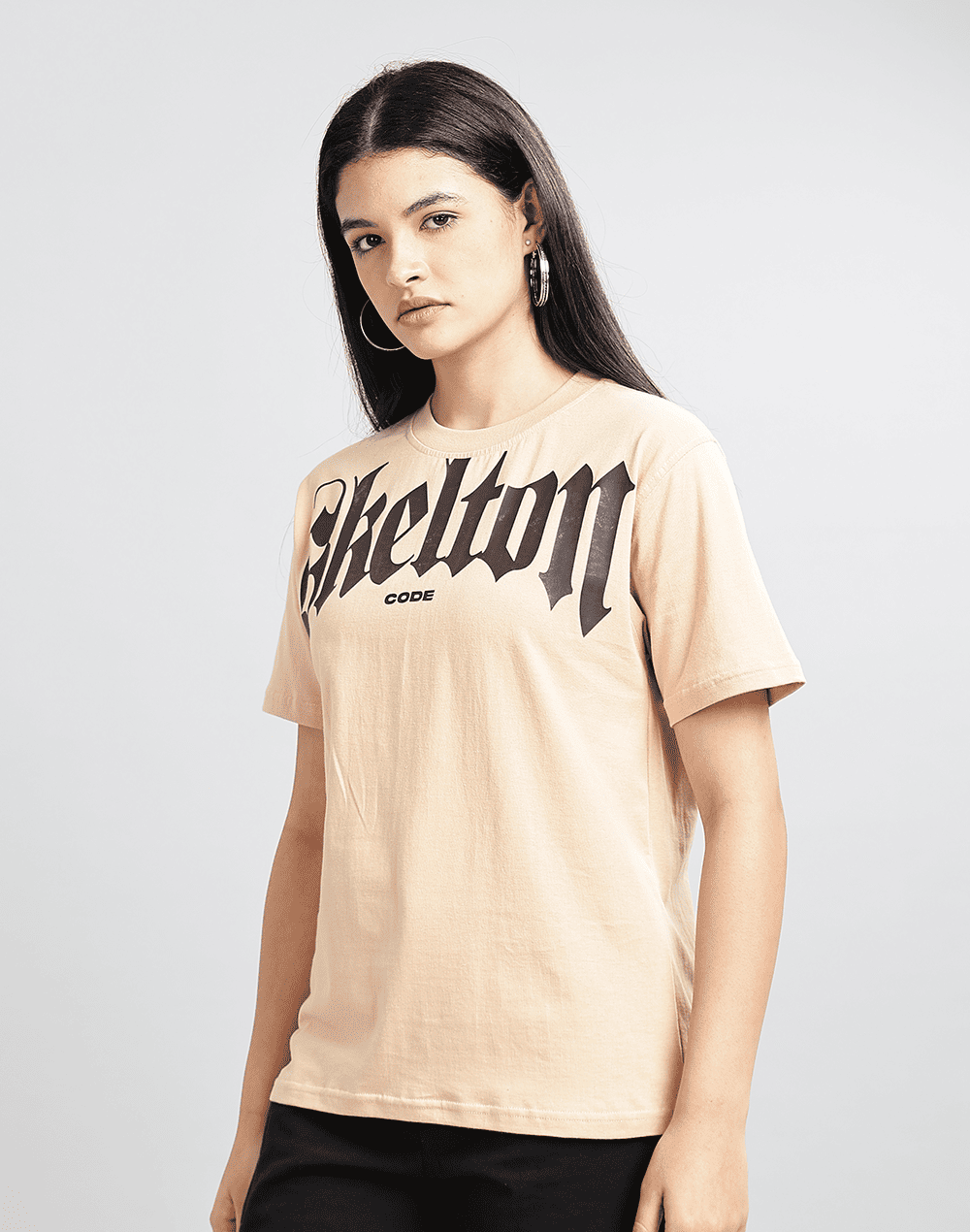 Barbaric Crew Neck Tee, Black (Unisex)