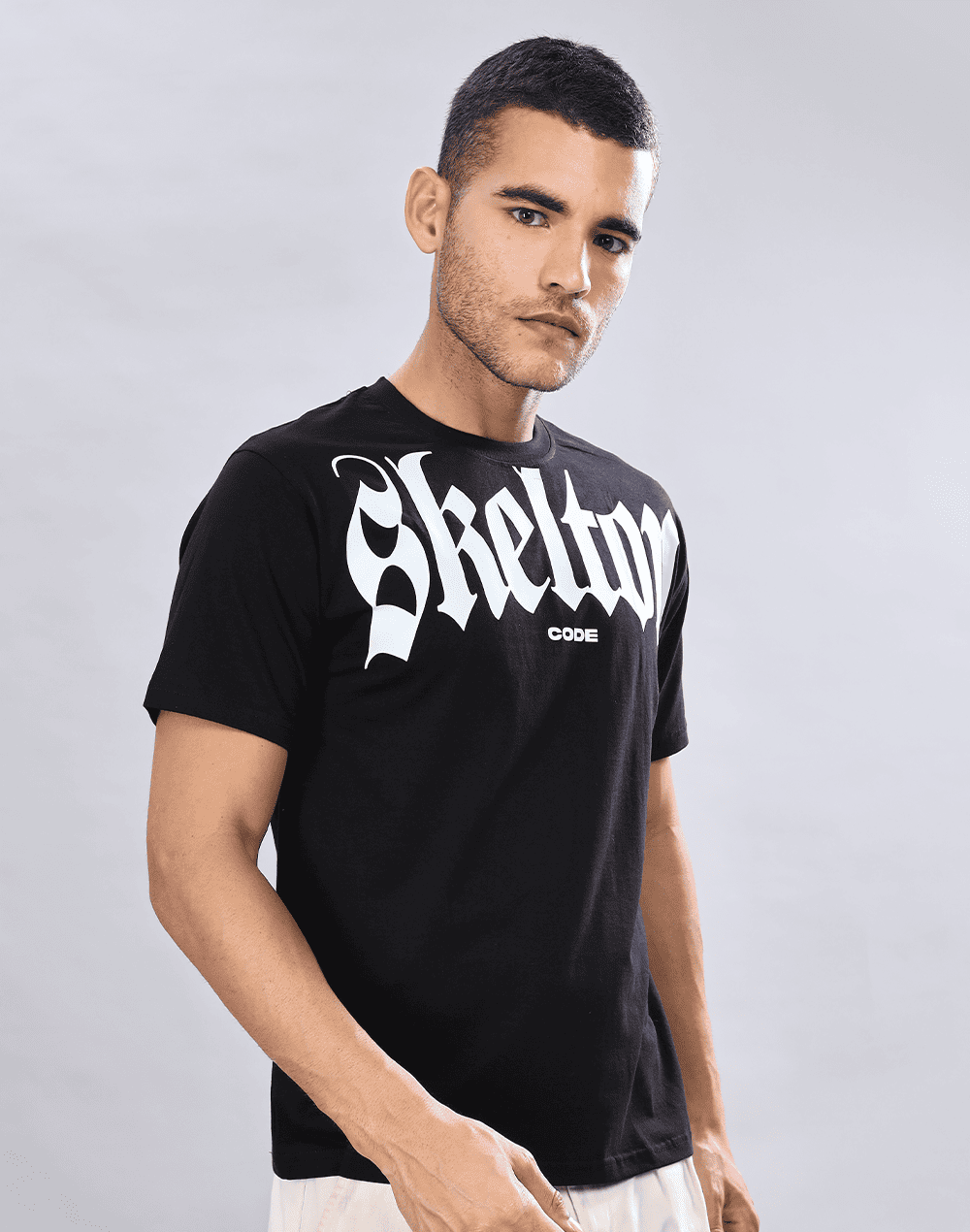 Barbaric Crew Neck Tee, Black (Unisex)