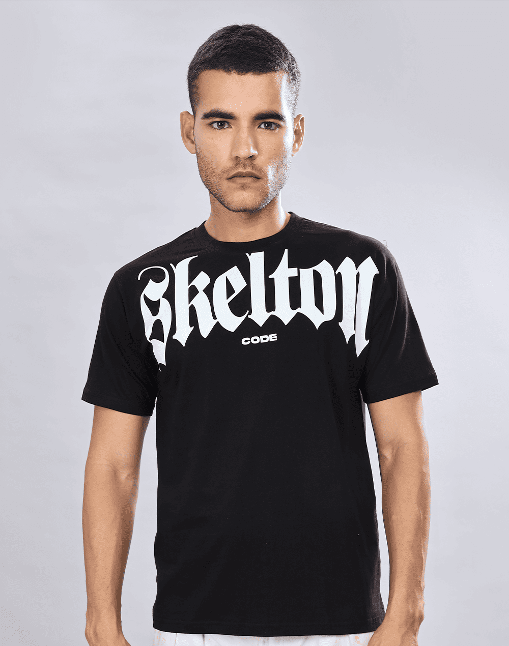 Barbaric Crew Neck Tee, Black (Unisex)