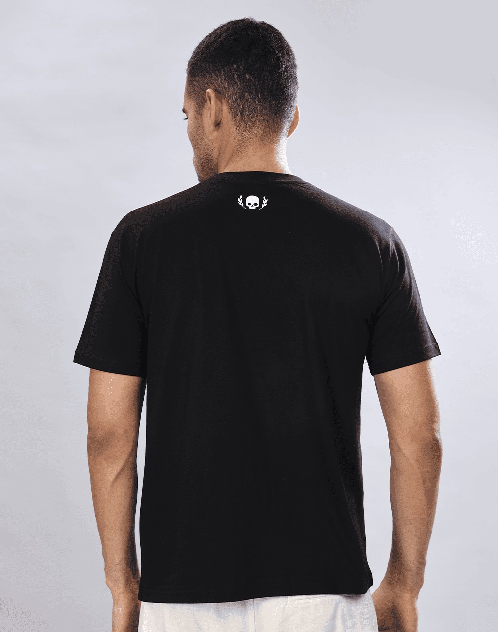 Barbaric Crew Neck Tee, Black (Unisex)