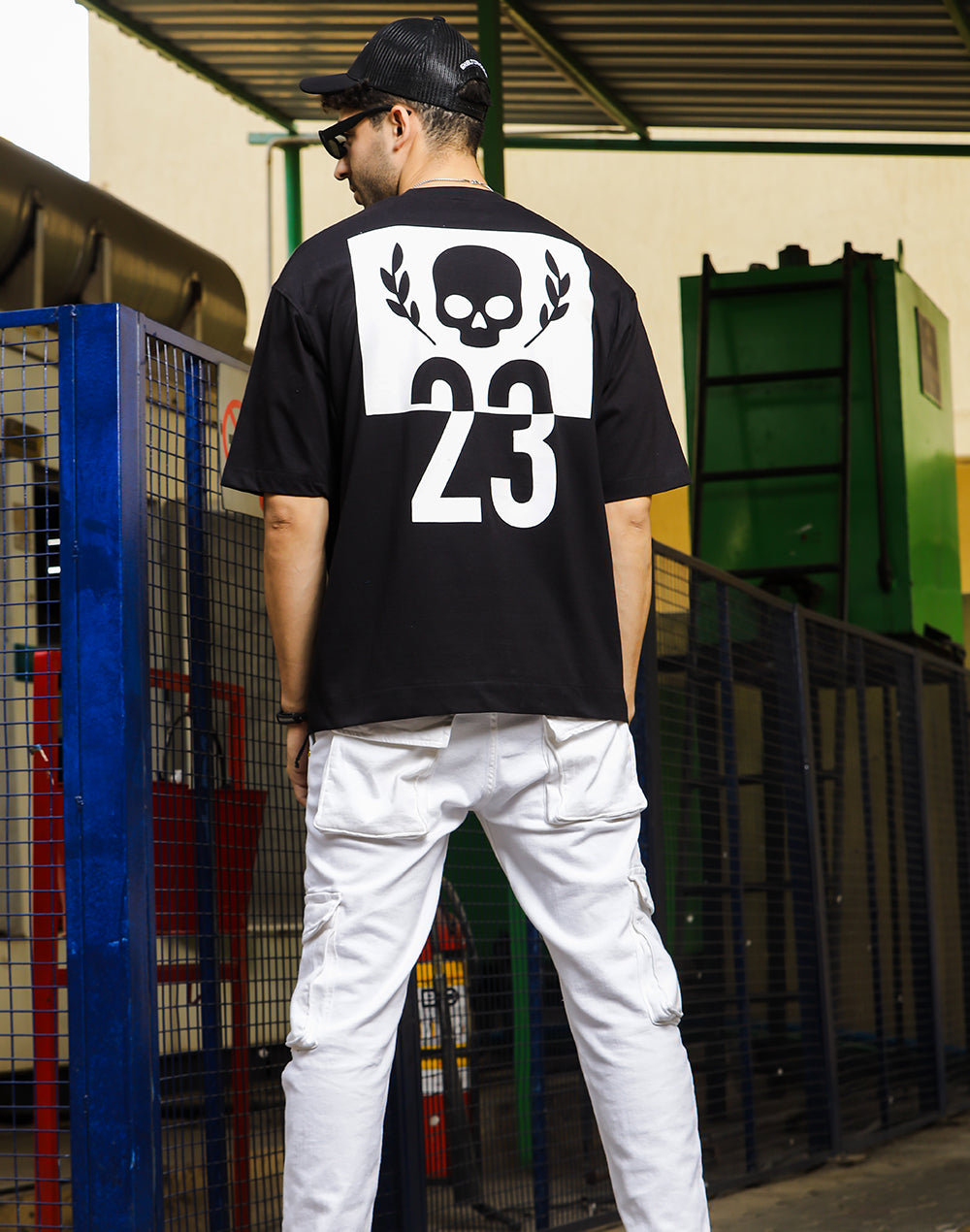 Logo 23 Crew Neck Tee, Black (Unisex)