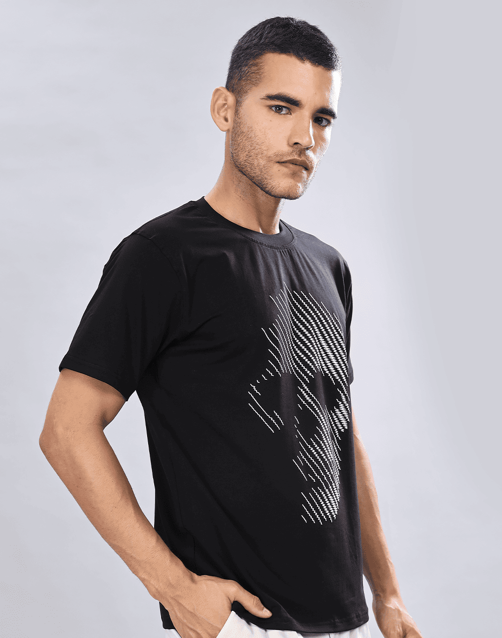 Oblivion Crew Neck Tee, Black (Unisex)