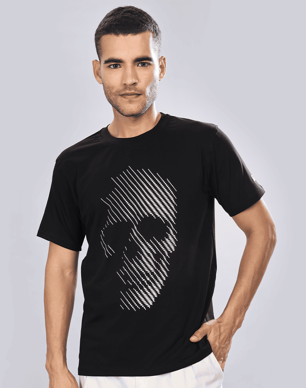 Oblivion Crew Neck Tee, Black (Unisex)