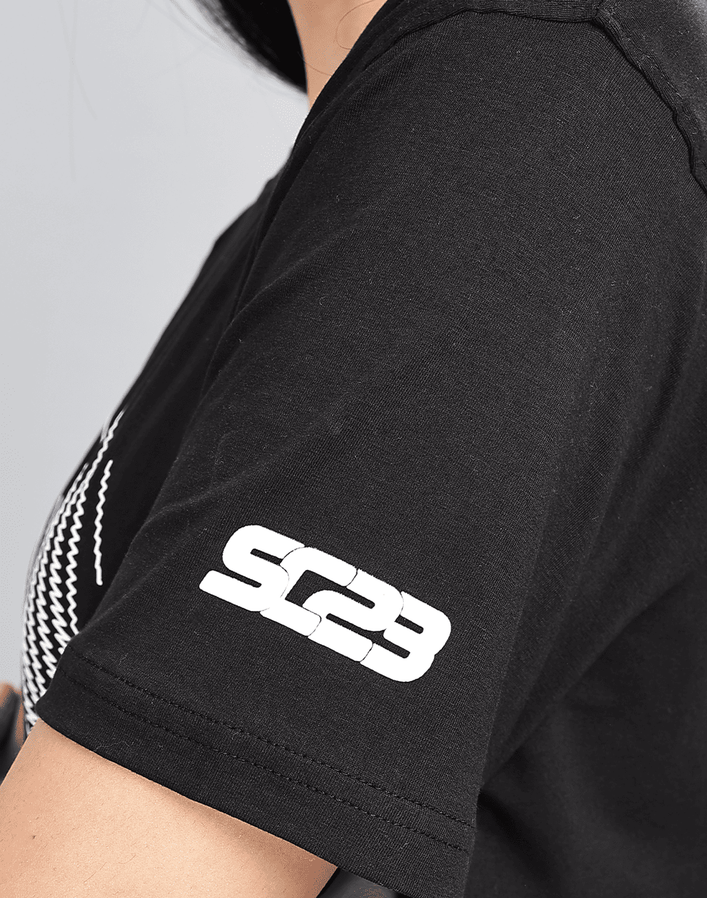 Oblivion Crew Neck Tee, Black (Unisex)