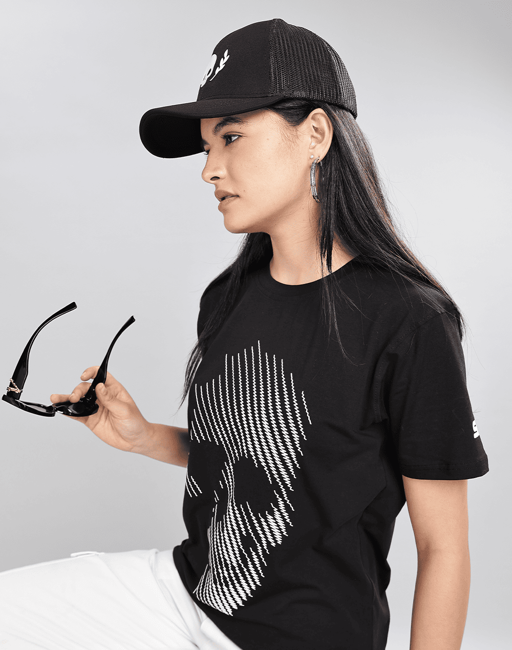 Oblivion Crew Neck Tee, Black (Unisex)