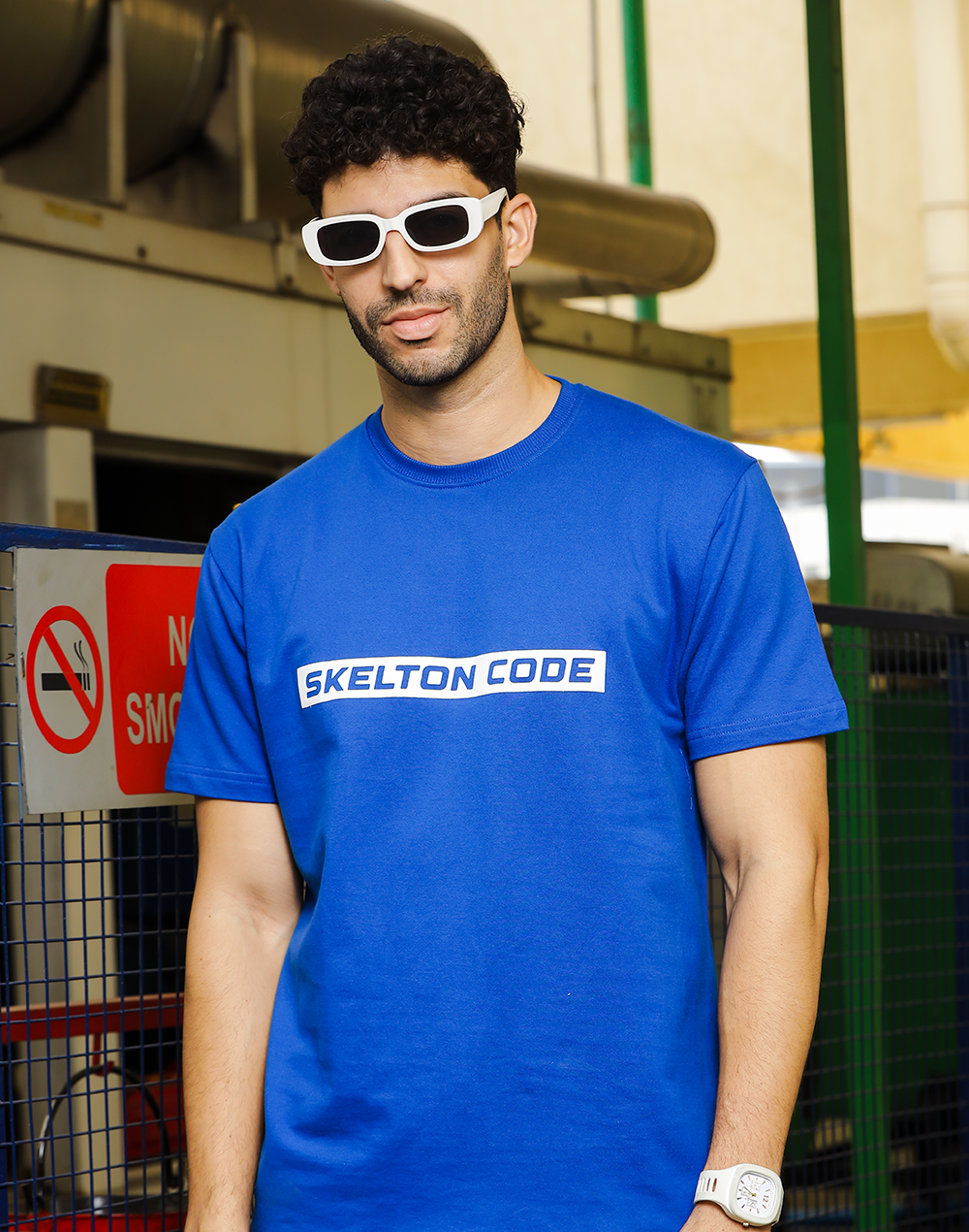 Blue Crew Neck Tee (Unisex)