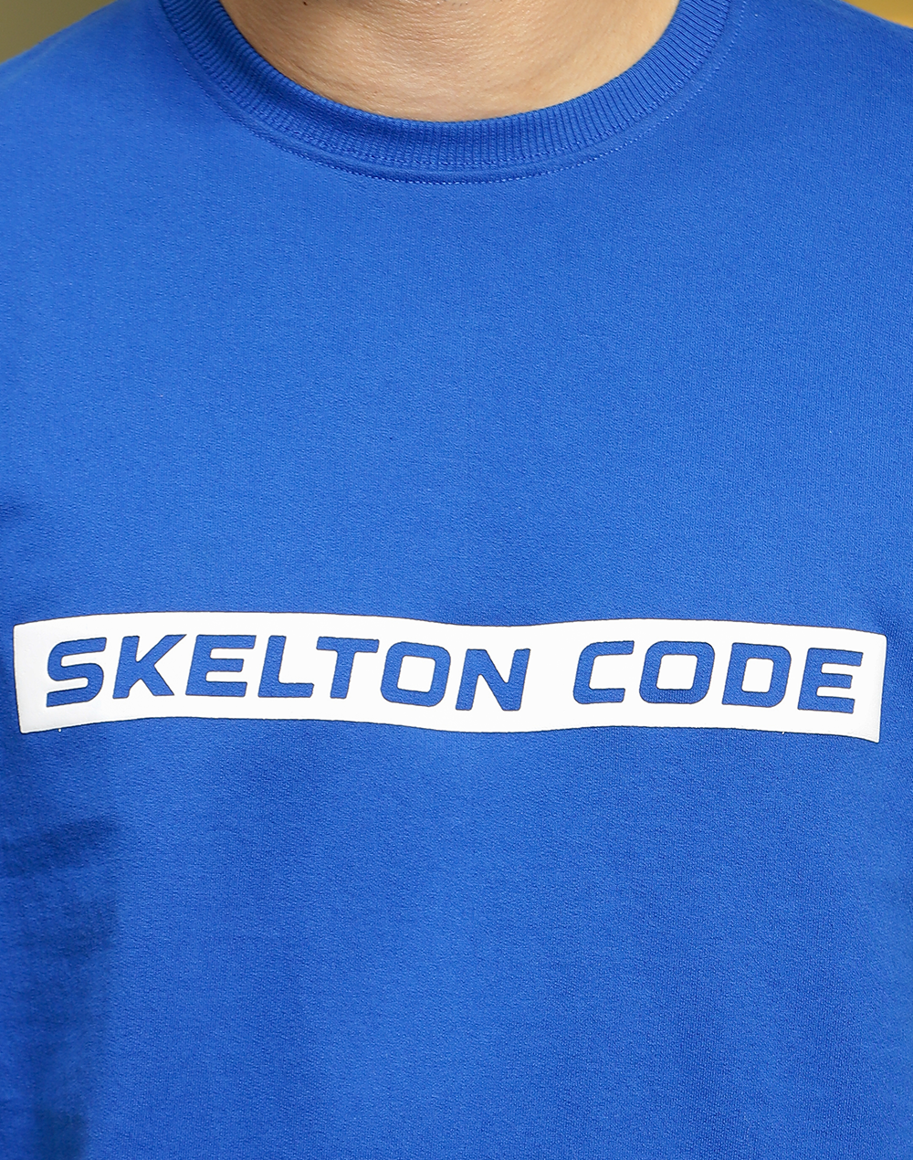 Blue Crew Neck Tee (Unisex)