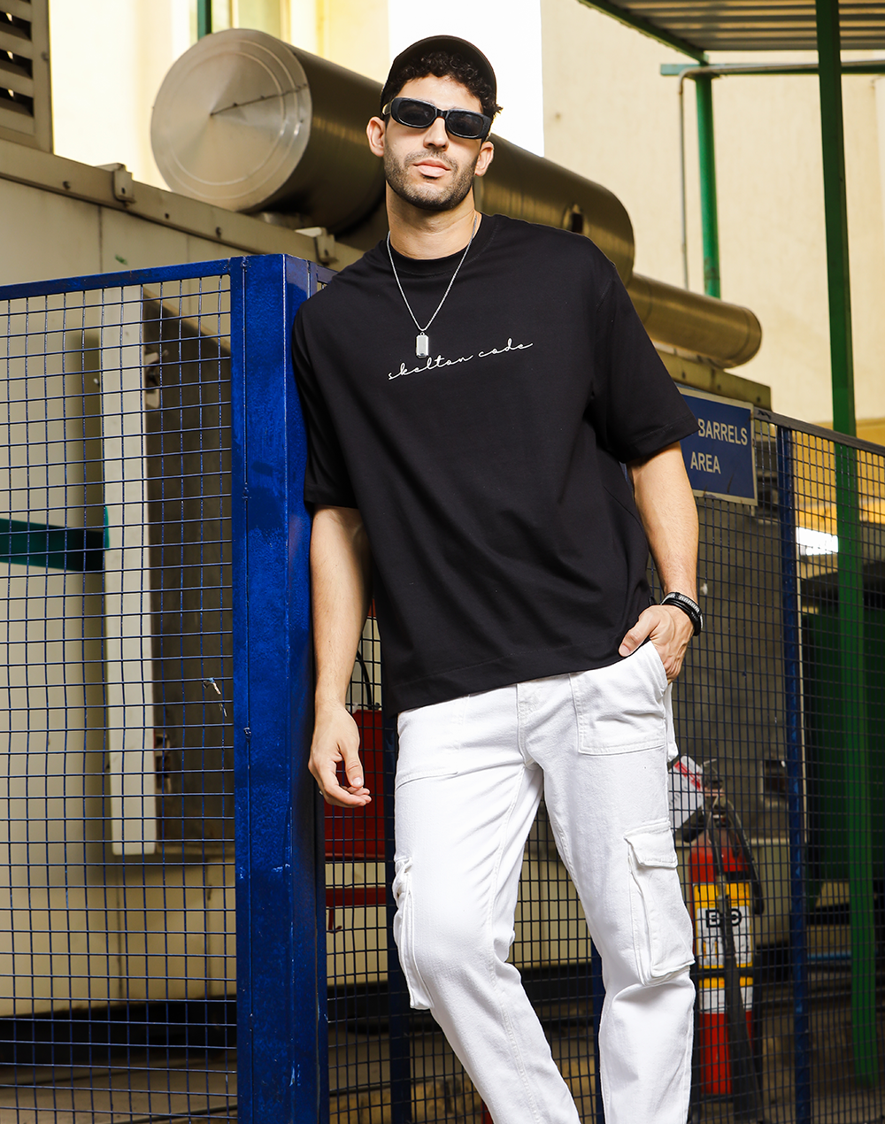Logo 23 Crew Neck Tee, Black (Unisex)