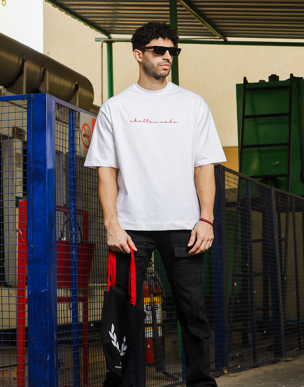 Logo 23 Crew Neck Tee, White (Unisex)