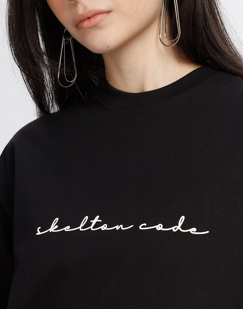 Logo 23 Crew Neck Tee, Black (Unisex)