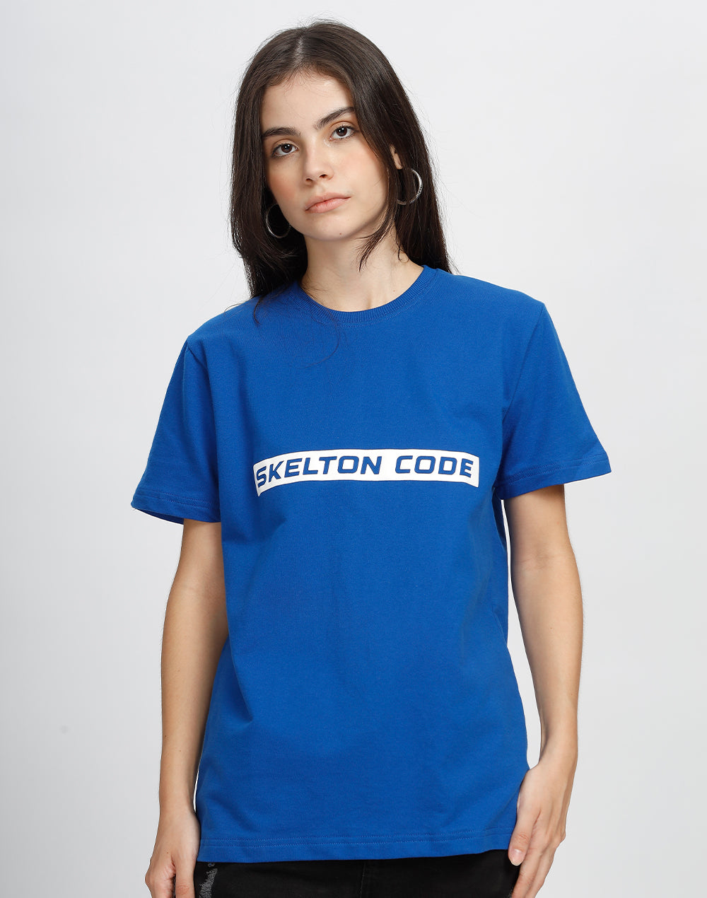 Blue Crew Neck Tee (Unisex)