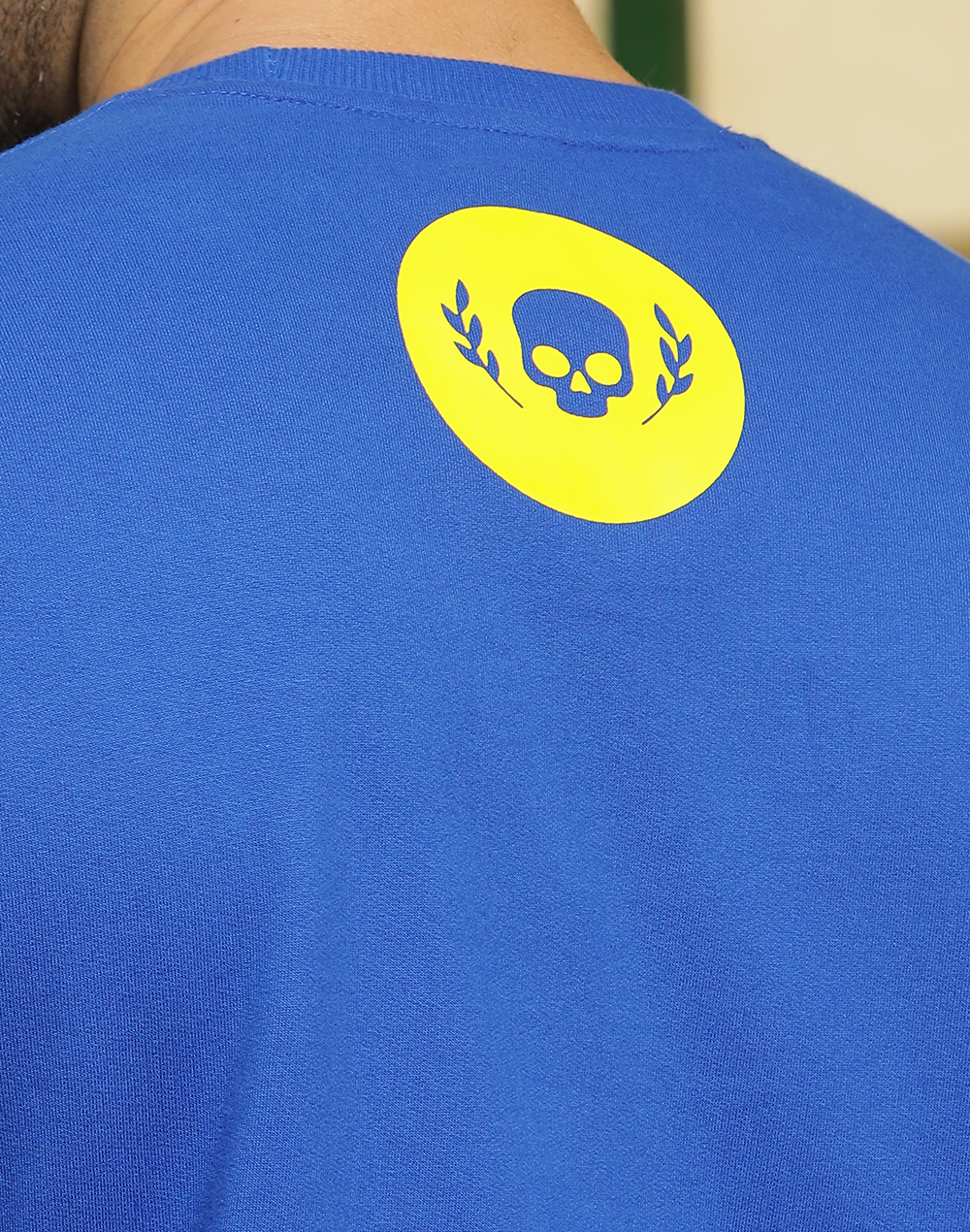 Blue Crew Neck Tee  (Unisex)