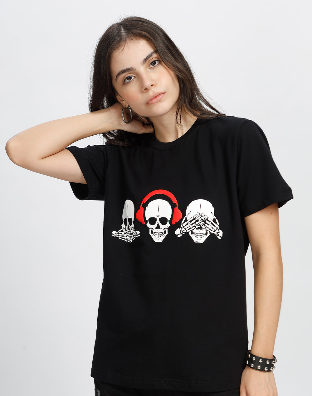 Wise Skulls Crew Neck Tee (Unisex)