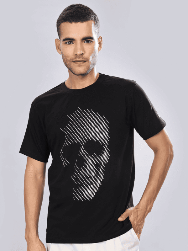 Oblivion Crew Neck Tee, Black  (Unisex)