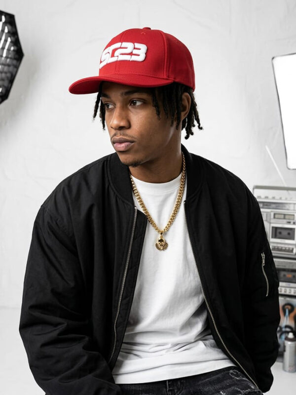 Radiance Hip Hop Cap- Fire Red