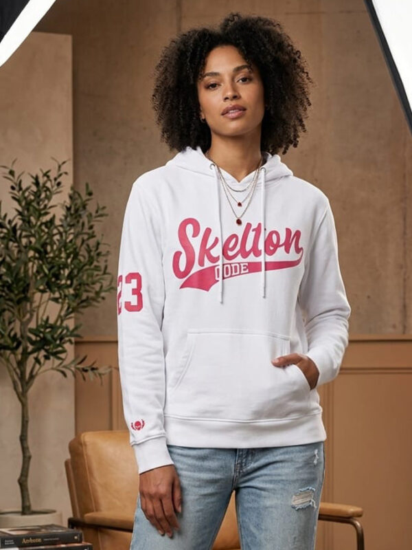 Varsity Hoodie - White